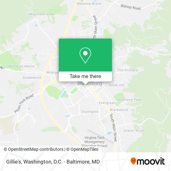Mapa de Gillie's