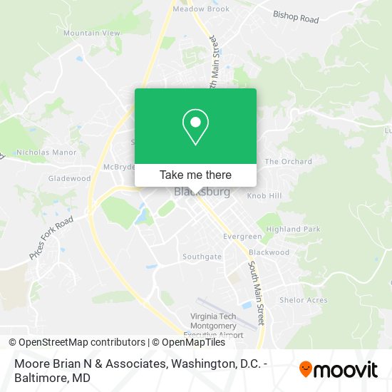 Moore Brian N & Associates map