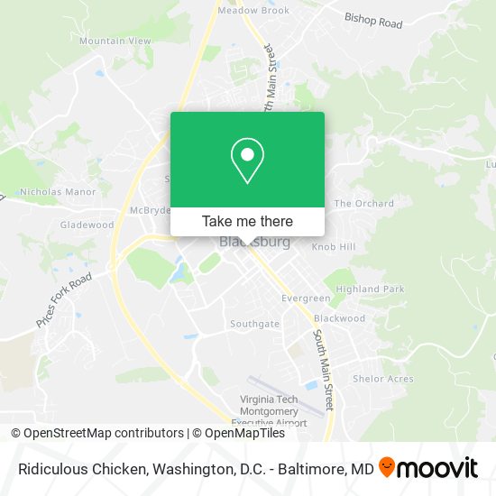 Ridiculous Chicken map