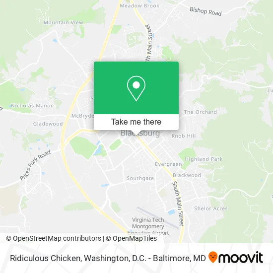 Ridiculous Chicken map