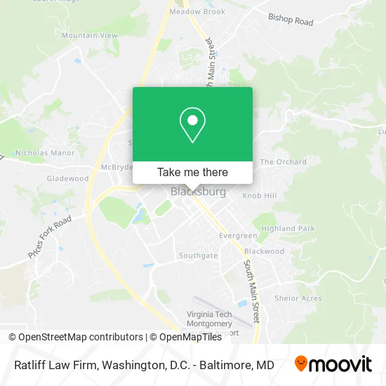 Ratliff Law Firm map
