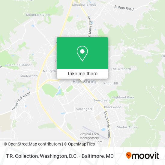 T.R. Collection map