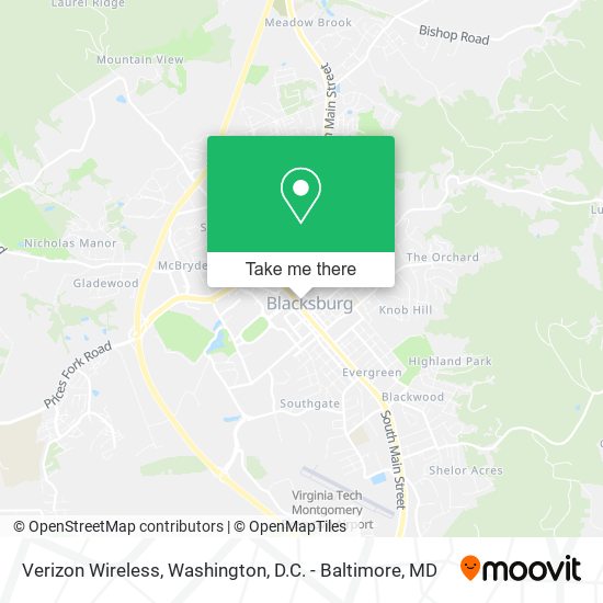 Verizon Wireless map