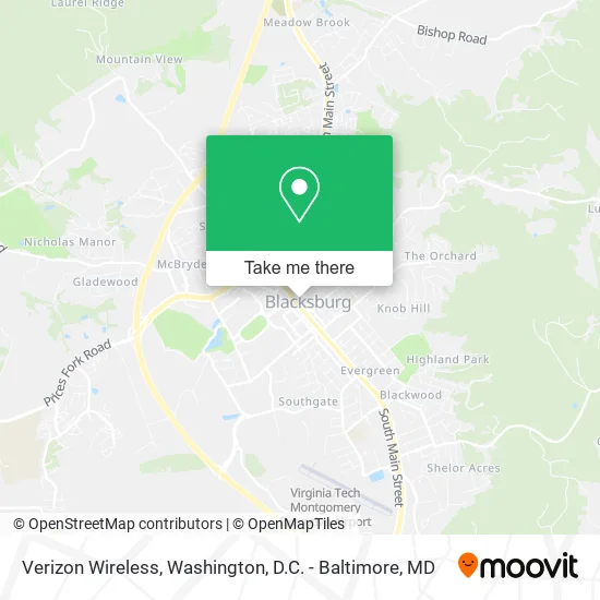 Verizon Wireless map