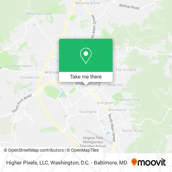 Higher Pixels, LLC map