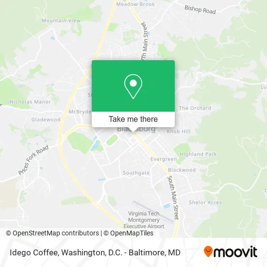 Idego Coffee map