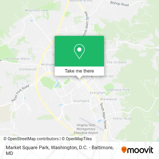 Market Square Park map