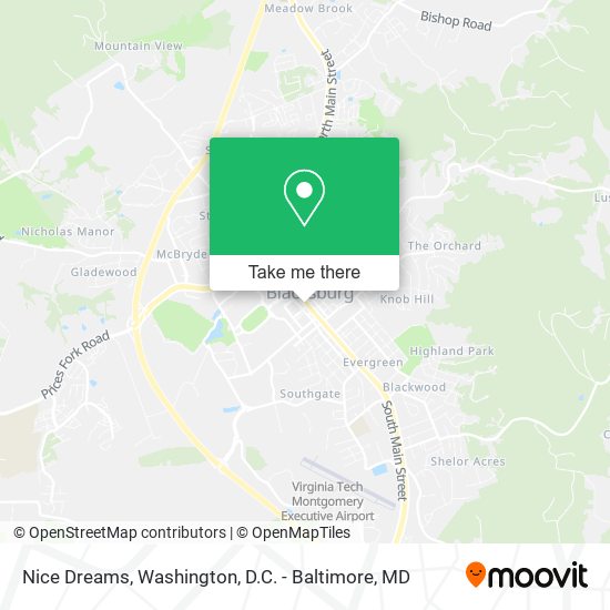 Nice Dreams map