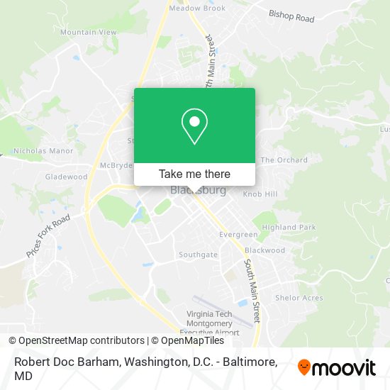 Robert Doc Barham map