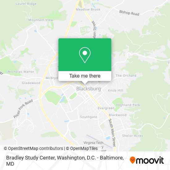 Bradley Study Center map