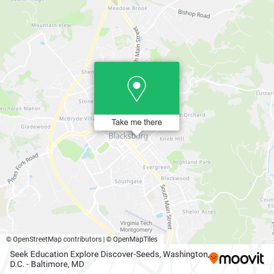 Mapa de Seek Education Explore Discover-Seeds