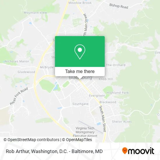 Rob Arthur map