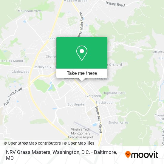 Mapa de NRV Grass Masters