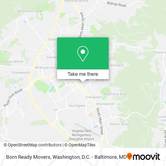 Mapa de Born Ready Movers
