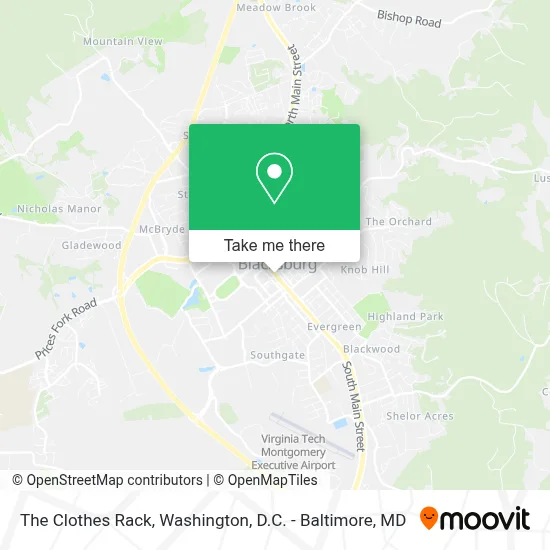 The Clothes Rack map