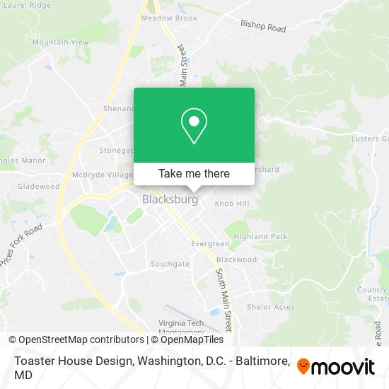 Toaster House Design map