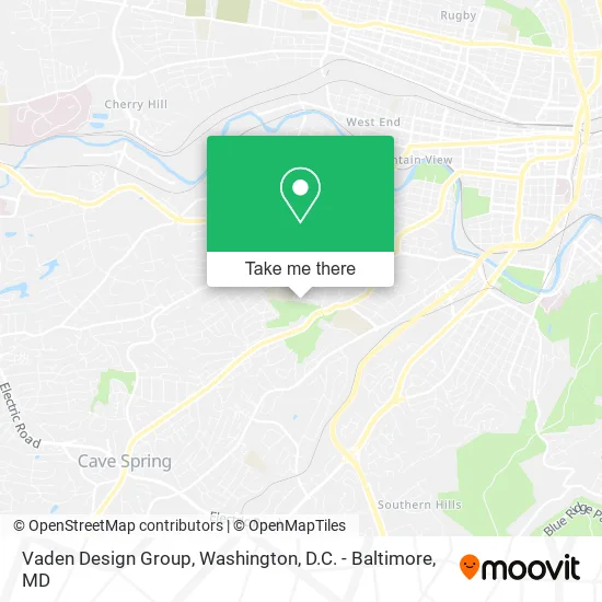 Vaden Design Group map