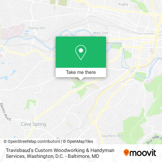Travisbaud's Custom Woodworking & Handyman Services map