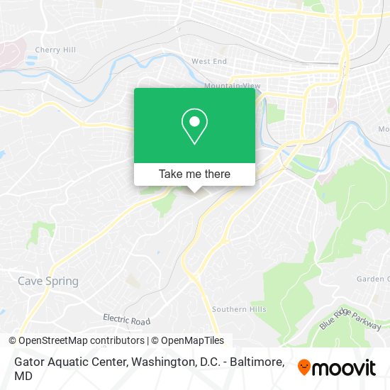 Gator Aquatic Center map