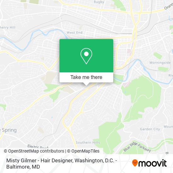 Misty Gilmer - Hair Designer map