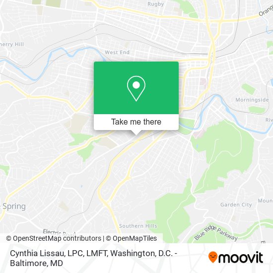 Cynthia Lissau, LPC, LMFT map
