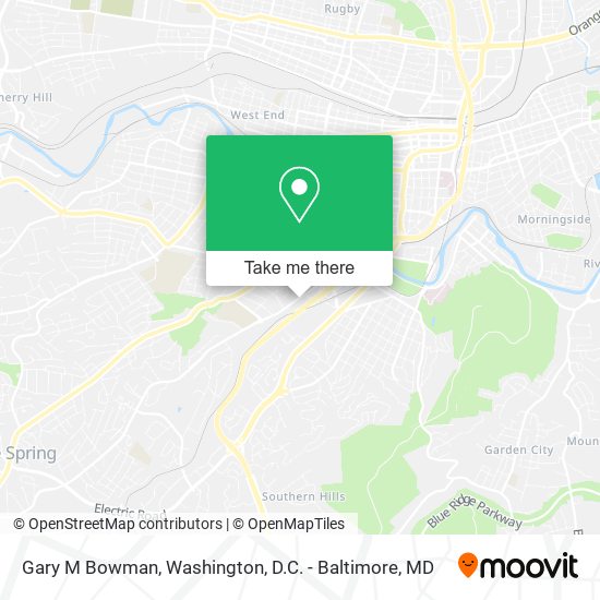 Gary M Bowman map