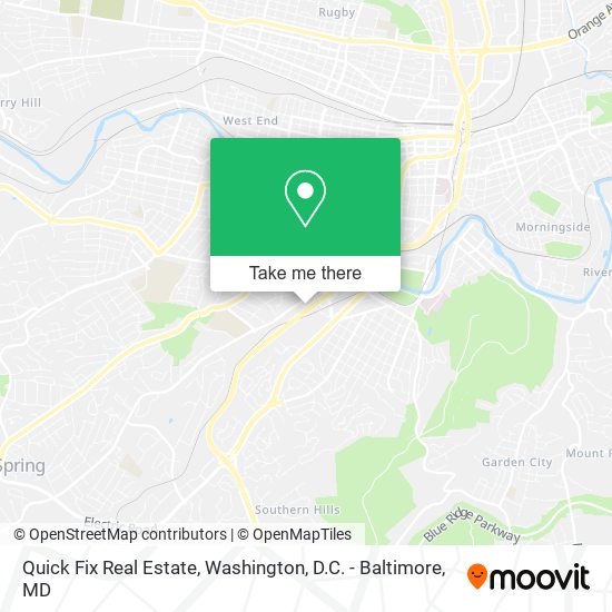 Quick Fix Real Estate map