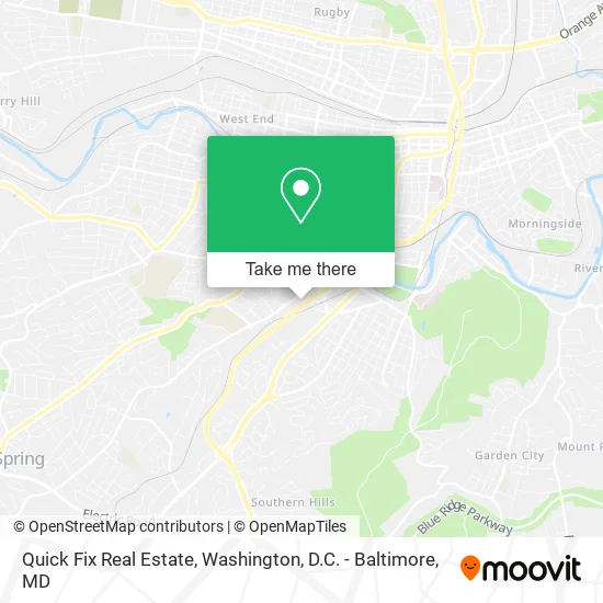 Quick Fix Real Estate map