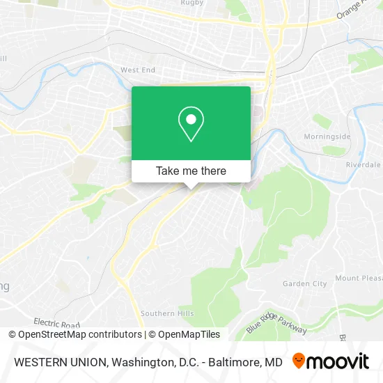 WESTERN UNION map