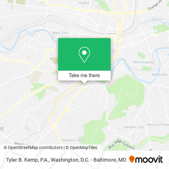 Mapa de Tyler B. Kemp, P.A.