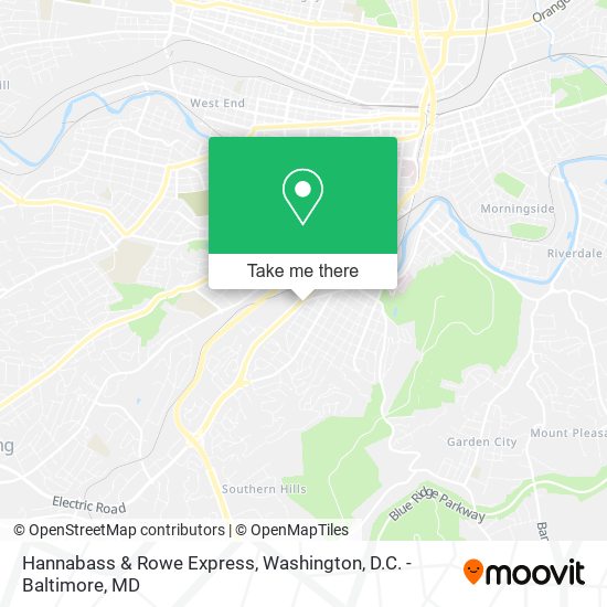 Hannabass & Rowe Express map