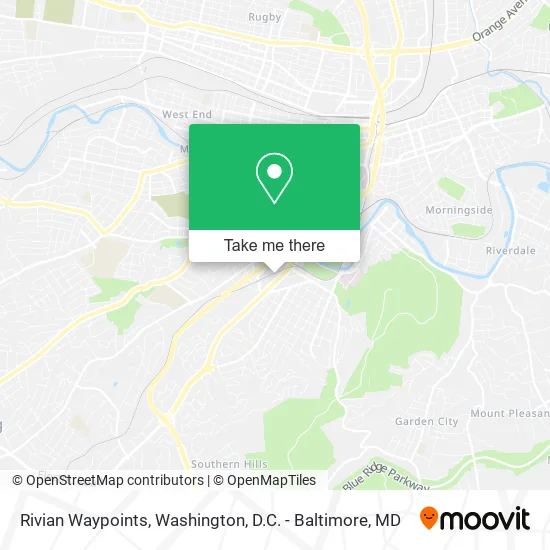 Rivian Waypoints map