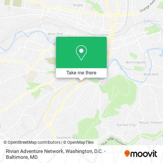 Rivian Adventure Network map