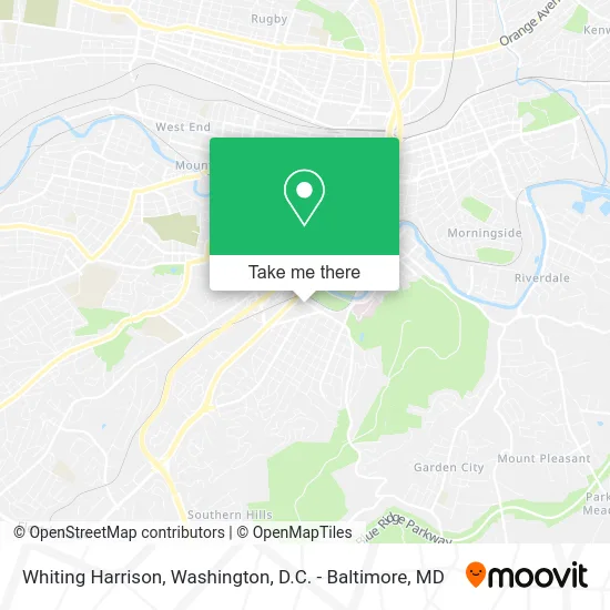 Whiting Harrison map