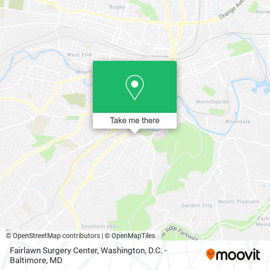 Fairlawn Surgery Center map