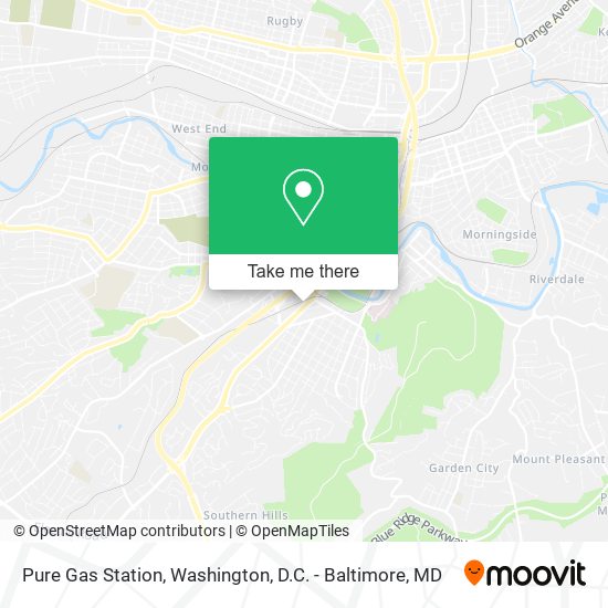 Mapa de Pure Gas Station