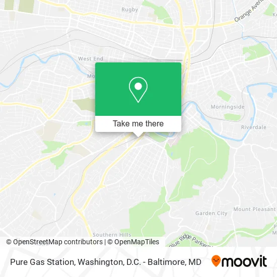 Pure Gas Station map