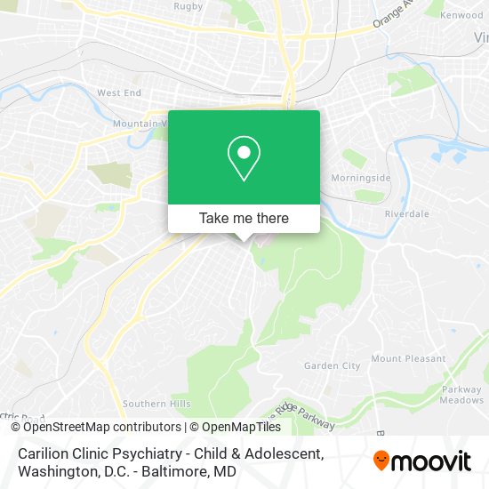 Carilion Clinic Psychiatry - Child & Adolescent map