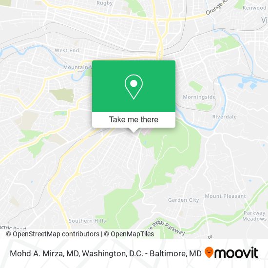 Mohd A. Mirza, MD map