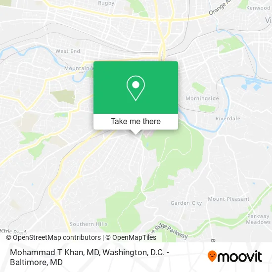 Mohammad T Khan, MD map