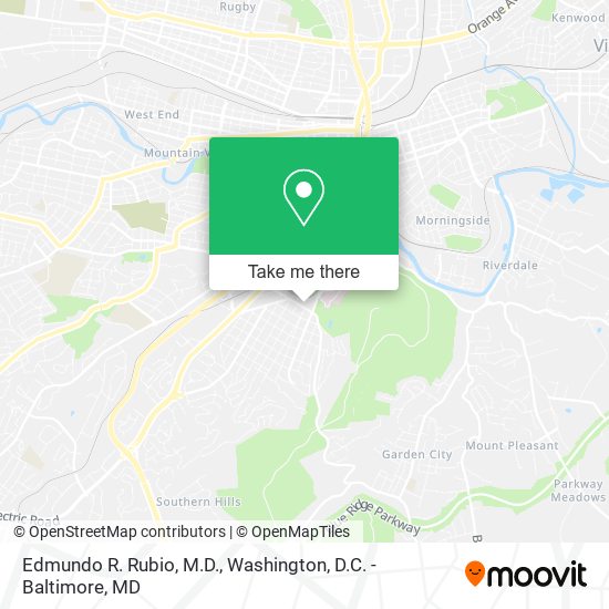Mapa de Edmundo R. Rubio, M.D.