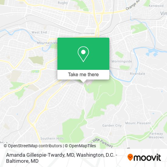 Amanda Gillespie-Twardy, MD map