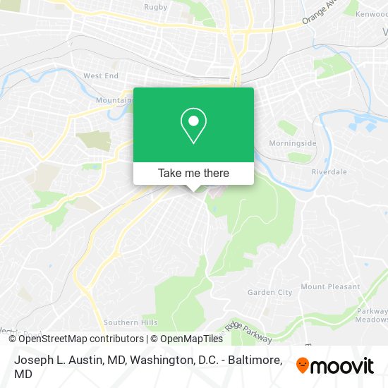 Joseph L. Austin, MD map
