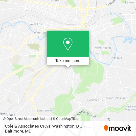 Mapa de Cole & Associates CPA's