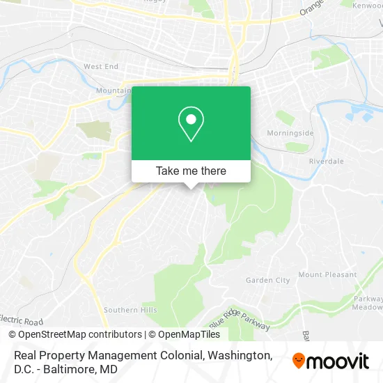 Mapa de Real Property Management Colonial