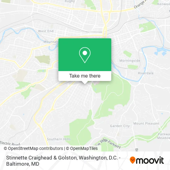 Stinnette Craighead & Golston map