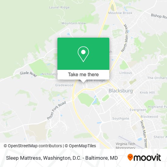 Mapa de Sleep Mattress