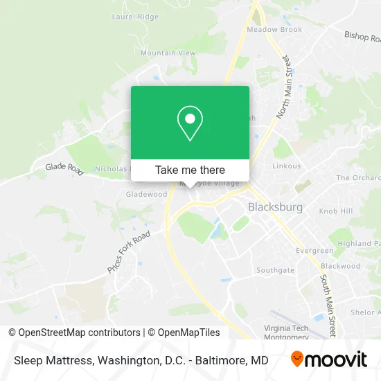 Sleep Mattress map