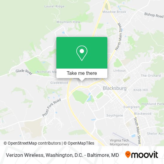 Verizon Wireless map