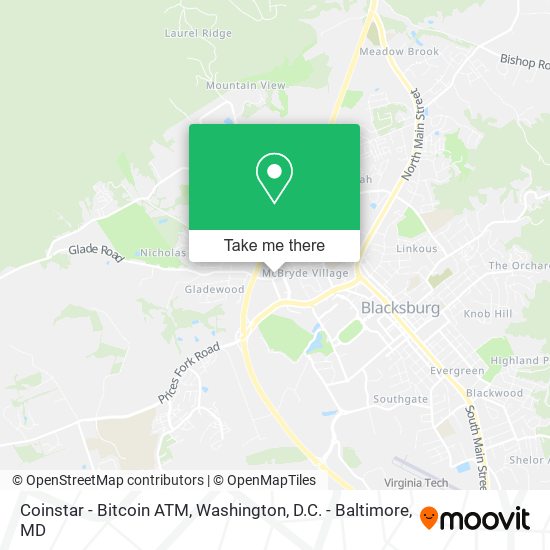 Coinstar - Bitcoin ATM map